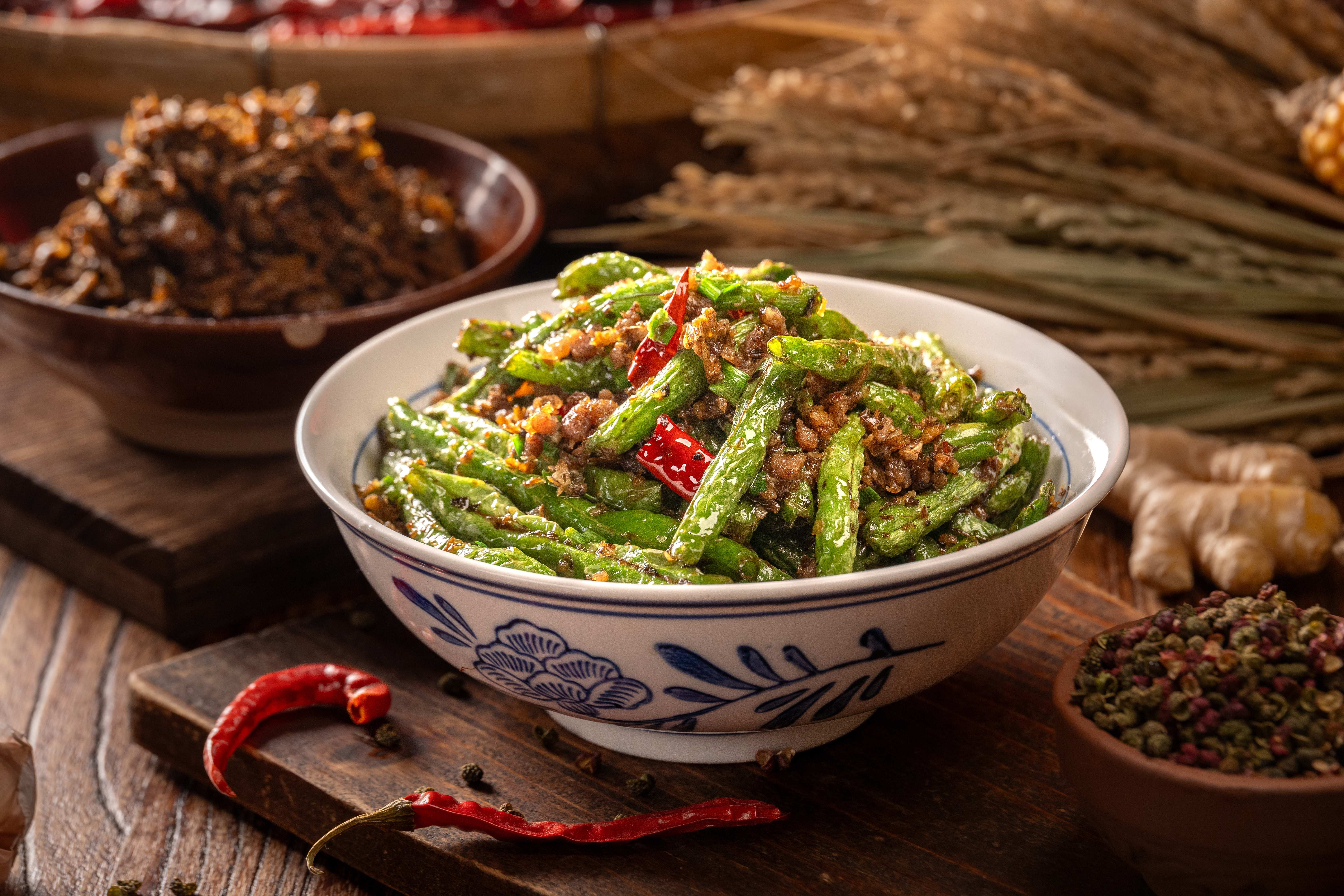 民间粮仓-干煸四季豆